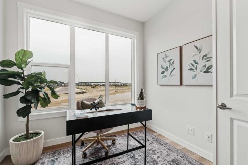 223 Creekstone Circle Sw, Calgary, AB - Indoor Photo Showing Office