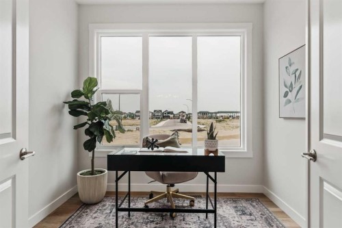 223 Creekstone Circle Sw, Calgary, AB - Indoor Photo Showing Office