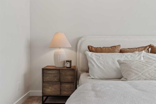 223 Creekstone Circle Sw, Calgary, AB - Indoor Photo Showing Bedroom