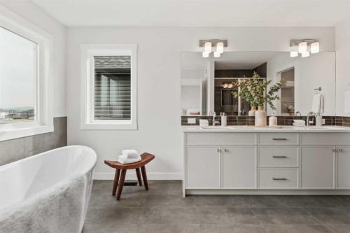 223 Creekstone Circle Sw, Calgary, AB - Indoor Photo Showing Bathroom