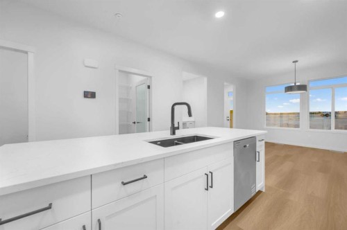 94 Royston Park Nw, Calgary, AB - Indoor Photo Showing Kitchen With Double Sink