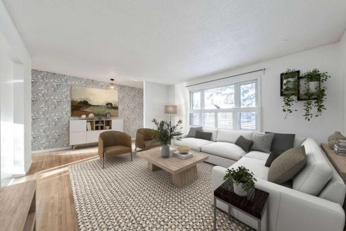 31 Arbour Crescent Se, Calgary, AB - Indoor Photo Showing Living Room