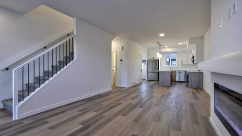 774 Wolf Willow Boulevard Se, Calgary, AB - Indoor With Fireplace