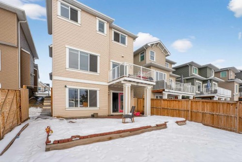 45 Redstone Drive Ne, Calgary, AB - Outdoor With Deck Patio Veranda With Exterior