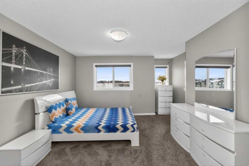 45 Redstone Drive Ne, Calgary, AB - Indoor Photo Showing Bedroom