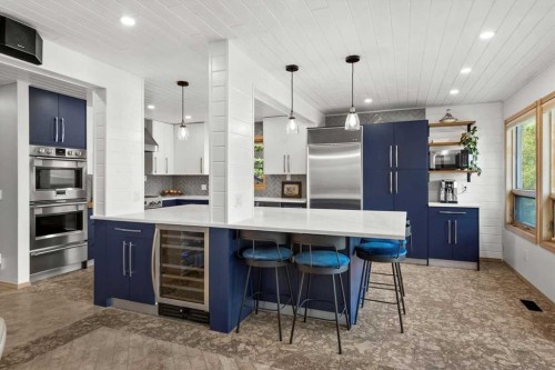 75 Hawkside Close Nw, Calgary, AB - Indoor Photo Showing Kitchen With Stainless Steel Kitchen With Upgraded Kitchen