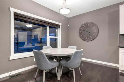106 Silverado Skies Drive Sw, Calgary, AB - Indoor Photo Showing Dining Room