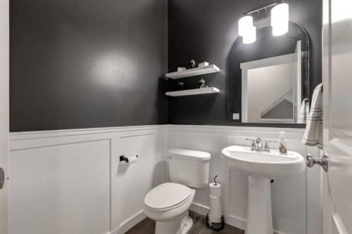 106 Silverado Skies Drive Sw, Calgary, AB - Indoor Photo Showing Bathroom