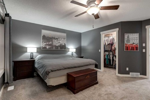 106 Silverado Skies Drive Sw, Calgary, AB - Indoor Photo Showing Bedroom