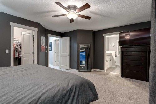 106 Silverado Skies Drive Sw, Calgary, AB - Indoor Photo Showing Bedroom