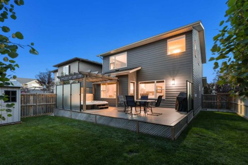 106 Silverado Skies Drive Sw, Calgary, AB - Outdoor With Deck Patio Veranda