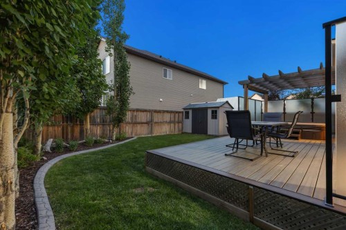 106 Silverado Skies Drive Sw, Calgary, AB - Outdoor With Deck Patio Veranda With Exterior