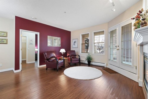 4108-14645 6 Street Sw, Calgary, AB - Indoor Photo Showing Living Room