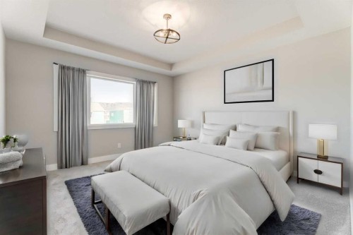 157 Vantage Drive, Cochrane, AB - Indoor Photo Showing Bedroom