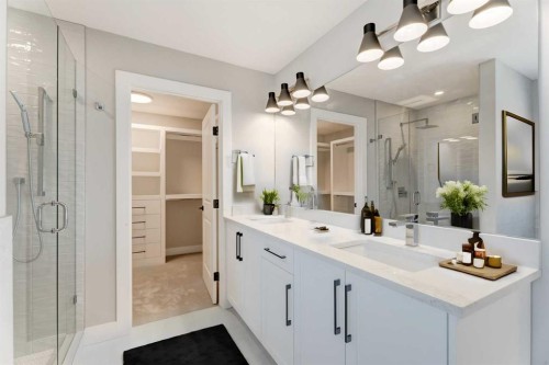 137 Vantage Drive, Cochrane, AB - Indoor Photo Showing Bathroom