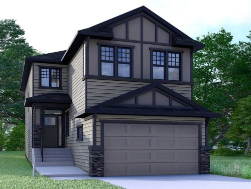 68 Vantage Drive, Cochrane, AB - Outdoor With Facade