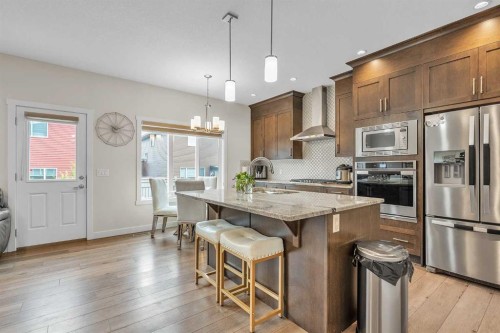 7672 80 Avenue Ne, Calgary, AB - Indoor Photo Showing Kitchen With Upgraded Kitchen