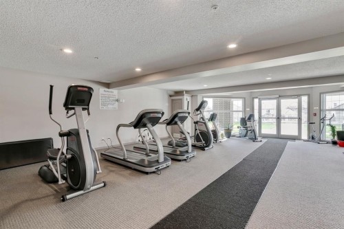 432-1 Crystal Green Lane, Okotoks, AB - Indoor Photo Showing Gym Room