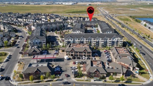 5312-155 Skyview Ranch Way Ne, Calgary, AB - Outdoor With Body Of Water With View