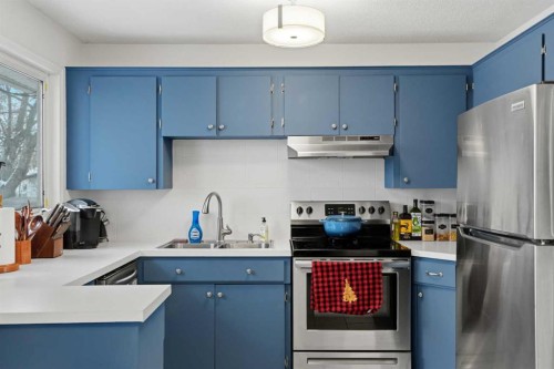 67 Margate Place Ne, Calgary, AB - Indoor Photo Showing Kitchen With Double Sink