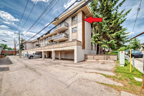302-2611 1 Avenue Nw, Calgary, AB - Outdoor With Balcony