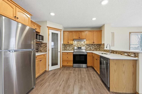 83 Taralea Crescent Ne, Calgary, AB - Indoor Photo Showing Kitchen With Stainless Steel Kitchen