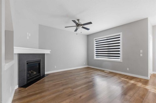 625 Midtown Place, Airdrie, AB - Indoor With Fireplace