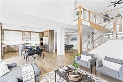 16 Sunvalley View, Cochrane, AB - Indoor Photo Showing Living Room