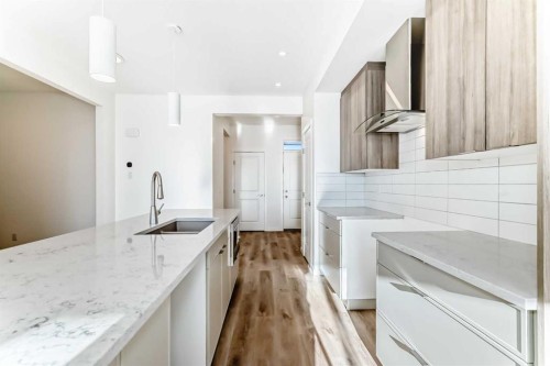 115 Mercado Crescent Se, Calgary, AB - Indoor Photo Showing Kitchen With Upgraded Kitchen