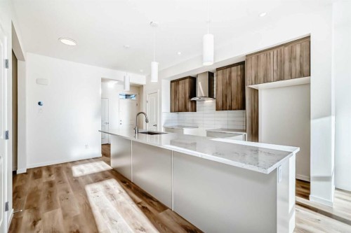 115 Mercado Crescent Se, Calgary, AB - Indoor Photo Showing Kitchen With Upgraded Kitchen