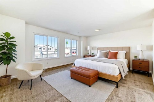 115 Mercado Crescent Se, Calgary, AB - Indoor Photo Showing Bedroom
