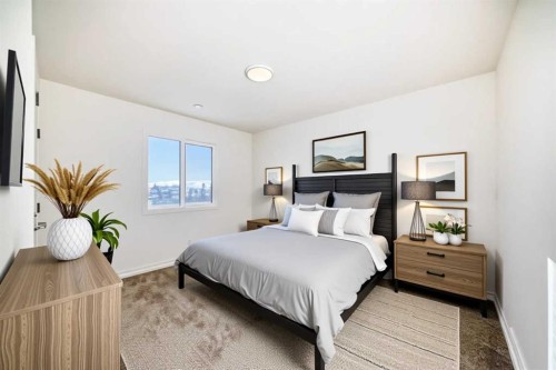 115 Mercado Crescent Se, Calgary, AB - Indoor Photo Showing Bedroom