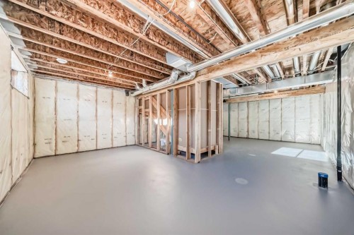115 Mercado Crescent Se, Calgary, AB - Indoor Photo Showing Basement
