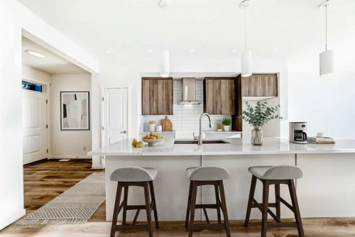 115 Mercado Crescent Se, Calgary, AB - Indoor Photo Showing Kitchen With Upgraded Kitchen