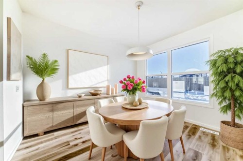 115 Mercado Crescent Se, Calgary, AB - Indoor Photo Showing Dining Room