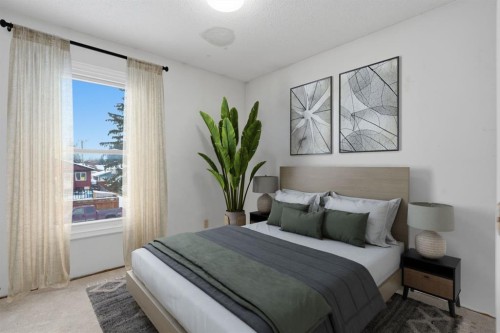 622 58 Street Se, Calgary, AB - Indoor Photo Showing Bedroom