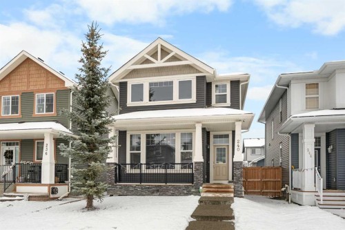 240 Evanspark Gardens Nw, Calgary, AB - Outdoor With Deck Patio Veranda With Facade