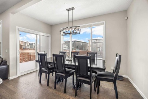 134 Howse Rise Ne, Calgary, AB - Indoor Photo Showing Dining Room
