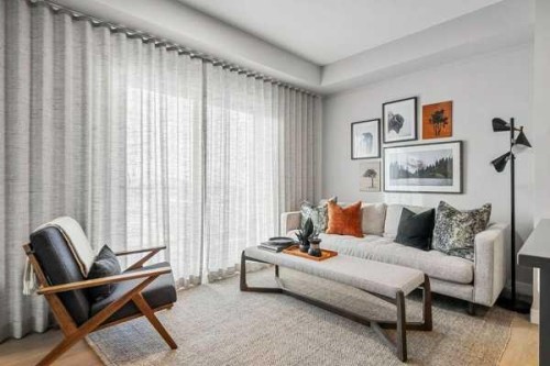 2505-9655 Bowfort Road Nw, Calgary, AB - Indoor Photo Showing Living Room