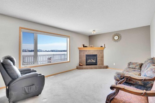 109 Taralea Green Ne, Calgary, AB - Indoor Photo Showing Living Room With Fireplace
