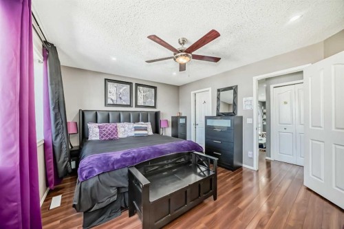 12 Taravista Crescent Ne, Calgary, AB - Indoor Photo Showing Bedroom