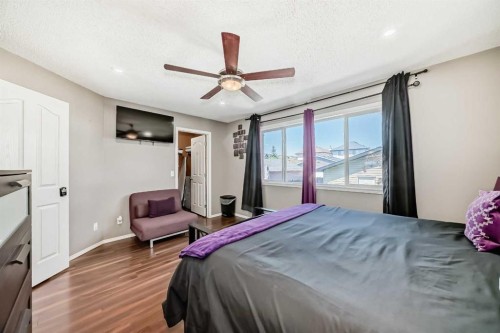12 Taravista Crescent Ne, Calgary, AB - Indoor Photo Showing Bedroom
