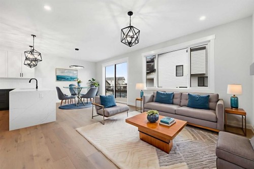 24 Sunvalley View, Cochrane, AB - Indoor Photo Showing Living Room
