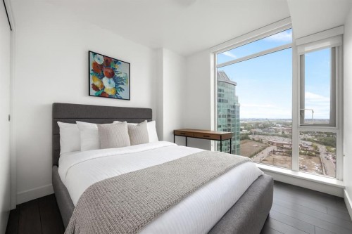 3102-1188 3 Street Se, Calgary, AB - Indoor Photo Showing Bedroom