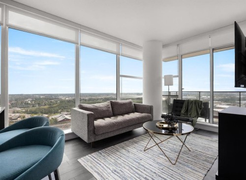 3102-1188 3 Street Se, Calgary, AB - Indoor Photo Showing Living Room