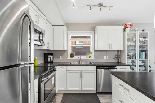 427 Redstone View Ne, Calgary, AB - Indoor Photo Showing Kitchen With Stainless Steel Kitchen With Double Sink