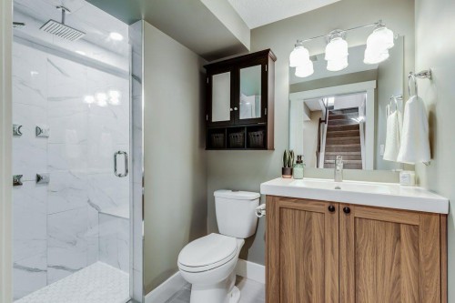 1220 Meadowbrook Drive Se, Airdrie, AB - Indoor Photo Showing Bathroom