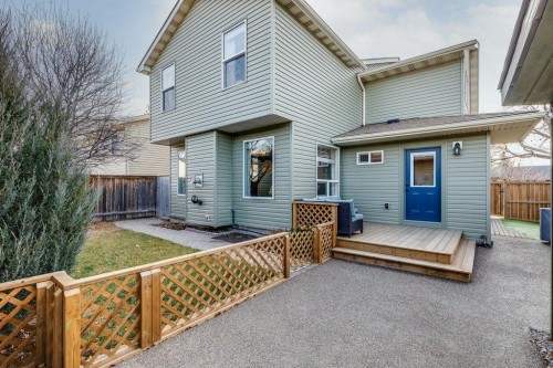 1220 Meadowbrook Drive Se, Airdrie, AB - Outdoor With Deck Patio Veranda With Exterior