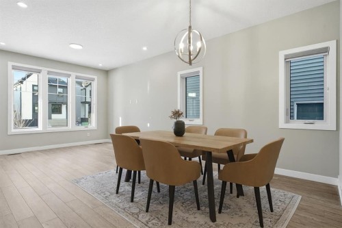 936 Reynolds Lane Sw, Airdrie, AB - Indoor Photo Showing Dining Room