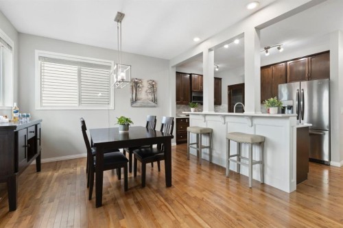 99 Sage Valley Park Nw, Calgary, AB - Indoor Photo Showing Dining Room